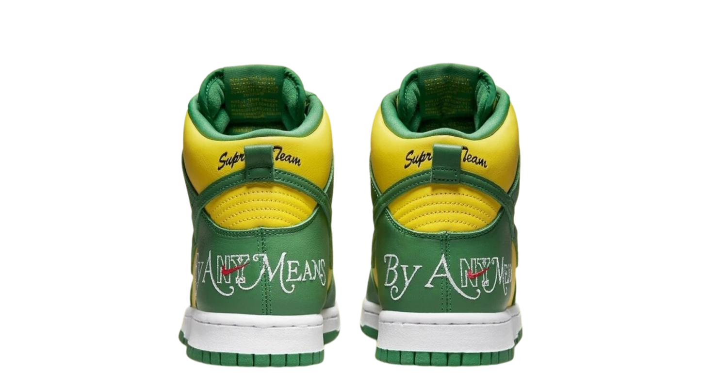 Nike SB Dunk High Supreme By Any Means Brazil *FERTIG*